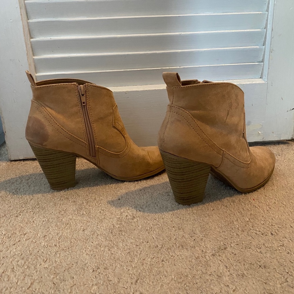 qupid tan booties